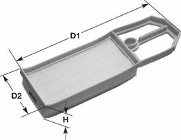 Clean Filters MA1065 - Ilmansuodatin inparts.fi