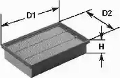 Clean Filters MA1119 - Ilmansuodatin inparts.fi