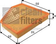 Clean Filters MA3492 - Ilmansuodatin inparts.fi