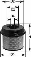 Clean Filters MA 787 - Ilmansuodatin inparts.fi