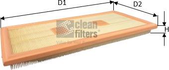 Clean Filters MA3481 - Ilmansuodatin inparts.fi