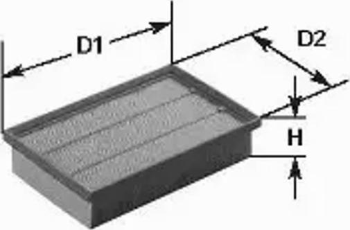 Clean Filters MA3144 - Ilmansuodatin inparts.fi