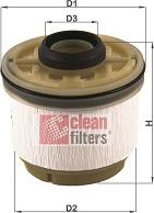 Clean Filters MG1667 - Polttoainesuodatin inparts.fi