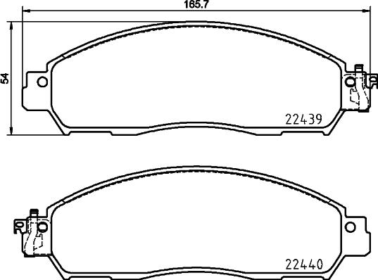 Textar 22439 168 1 5 - Jarrupala, levyjarru inparts.fi