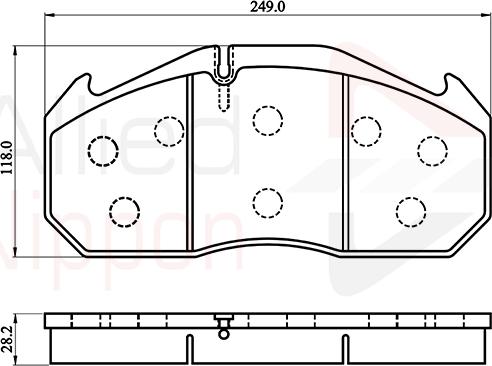 Meritor MDP5088 - Jarrupala, levyjarru inparts.fi