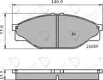 Valeo 551505 - Jarrupala, levyjarru inparts.fi