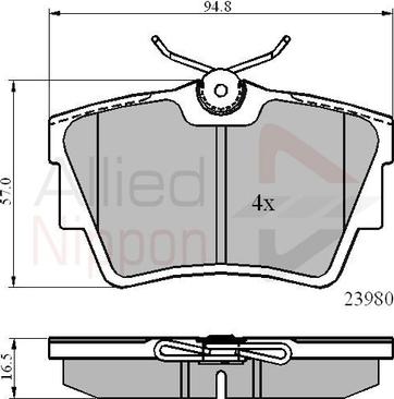 FOMAR Friction 920281 - Jarrupala, levyjarru inparts.fi