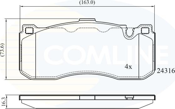 Meyle MBP0568 - Jarrupala, levyjarru inparts.fi