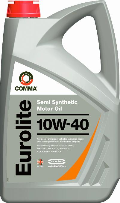 Comma EUROLITE10W402L - Moottoriöljy inparts.fi