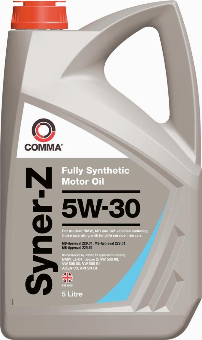 Comma SYNERZ5W305L - Moottoriöljy inparts.fi