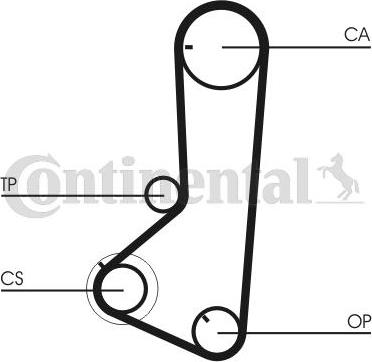 CONTITECH CT 836 - Hammashihnat inparts.fi