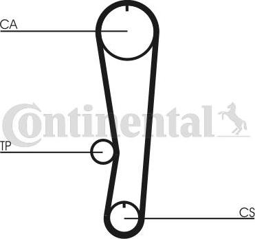 Contitech CT 824 - Hammashihnat inparts.fi