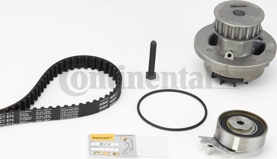 Contitech CT874WP2 - Vesipumppu + jakohihnasarja inparts.fi