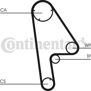 Contitech CT763 - Hammashihnat inparts.fi