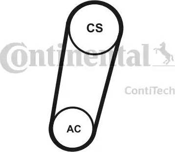 Continental 5PK705 ELAST T1 - Moniurahihna inparts.fi