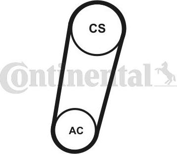 CONTITECH 5PK705ELASTT1 - Moniurahihnasarja inparts.fi