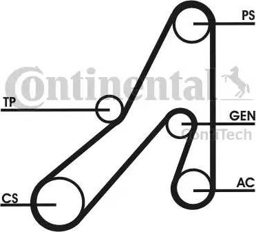 Continental 6DPK1841D1 - Moniurahihna inparts.fi