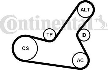 CONTITECH 6PK1564K2 - Moniurahihnasarja inparts.fi