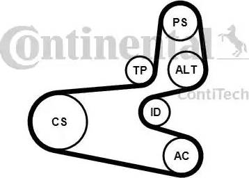 Continental 6PK1560K1 - Moniurahihnasarja inparts.fi