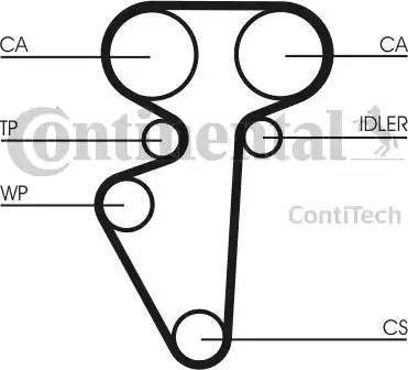 Continental CT996 - Hammashihnat inparts.fi