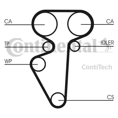 Continental CT996 - Hammashihnat inparts.fi