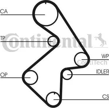 Continental CT998 - Hammashihnat inparts.fi