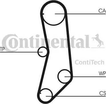 Continental CT997K1 - Hammashihnasarja inparts.fi