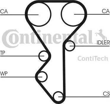 Continental CT955 - Hammashihnat inparts.fi