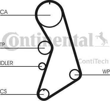 Continental CT909 - Hammashihnat inparts.fi