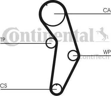 Continental CT908WP2 - Vesipumppu + jakohihnasarja inparts.fi