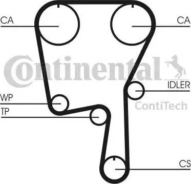 Continental CT907 - Hammashihnat inparts.fi