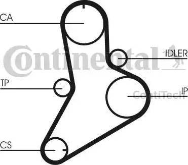 Continental CT989 - Hammashihnat inparts.fi