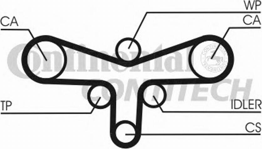 CONTITECH CT984 - Hammashihnat inparts.fi