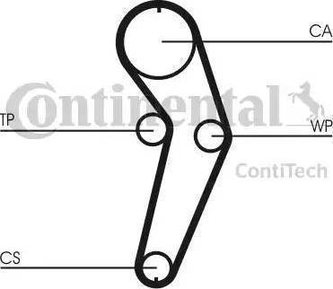 Continental CT988WP3 - Hammashihnasarja inparts.fi