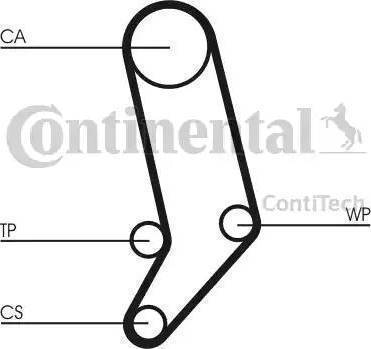 Continental CT939K5 - Hammashihnasarja inparts.fi