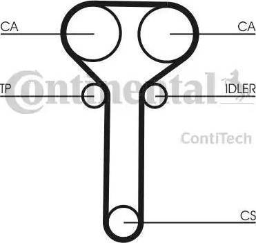 Continental CT978 - Hammashihnat inparts.fi