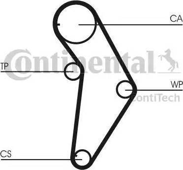 Continental CT973 - Hammashihnat inparts.fi