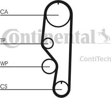 Continental CT557K1 - Hammashihnasarja inparts.fi