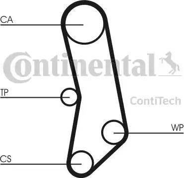 Continental CT503K1 - Hammashihnasarja inparts.fi