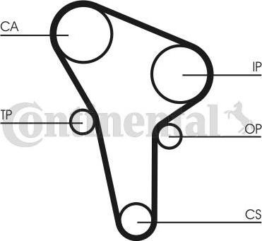 Contitech CT 513 - Hammashihnat inparts.fi