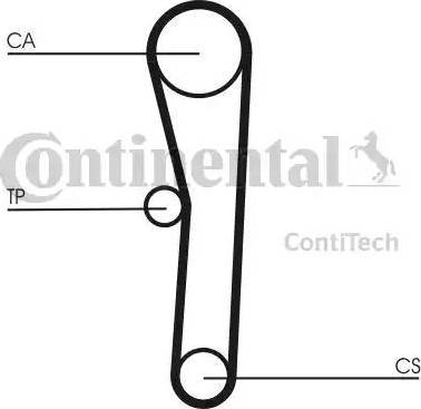 Continental CT536K1 - Hammashihnasarja inparts.fi