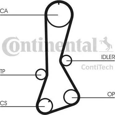 Continental CT694 - Hammashihnat inparts.fi