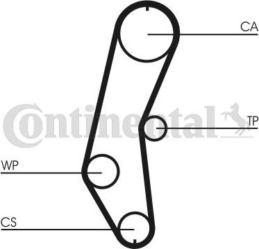 CONTITECH CT666 - Hammashihnat inparts.fi