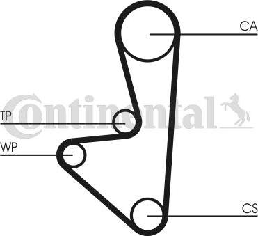 Contitech CT 718 - Hammashihnat inparts.fi