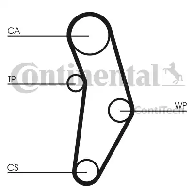 Continental CT 1049 - Hammashihnat inparts.fi