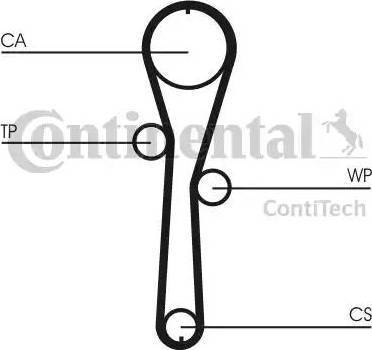 Continental CT1045WP1 - Hammashihnasarja inparts.fi