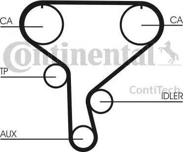 Continental CT1046 - Hammashihnat inparts.fi