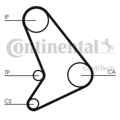 Continental CT1054 - Moniurahihna inparts.fi