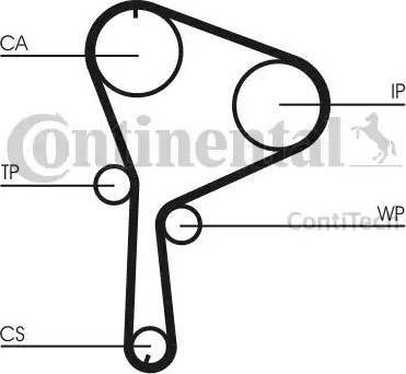 Continental CT 1064 - Hammashihnat inparts.fi