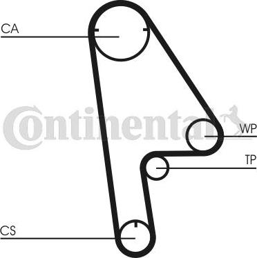 Contitech CT 1001 - Hammashihnat inparts.fi